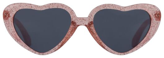 lunettes de soleil enfant coeurs paillette rose - 12500190 - HEMA