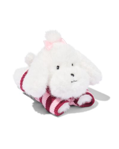 knuffel 20x11x13cm hond met trui - 61104321 - HEMA