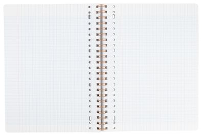 cahier à spirale 10-en-1 A4 à grands carreaux (Seyès) - 14120069 - HEMA