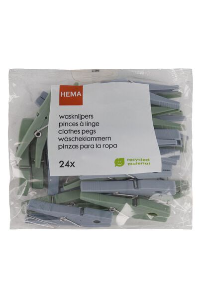 24er-Pack Wäscheklammern, recycelt - 20510062 - HEMA