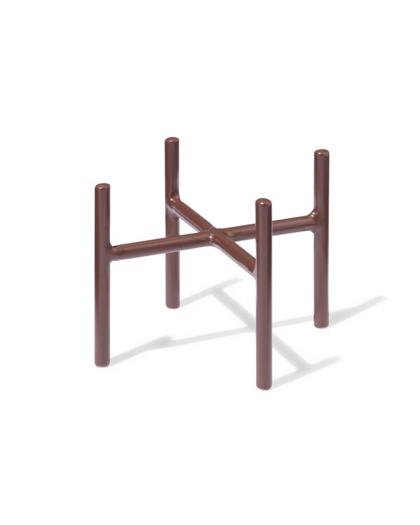 Pflanzenst&auml;nder ⌀ 13 x 10 cm, Metall braun - 13326077 - HEMA