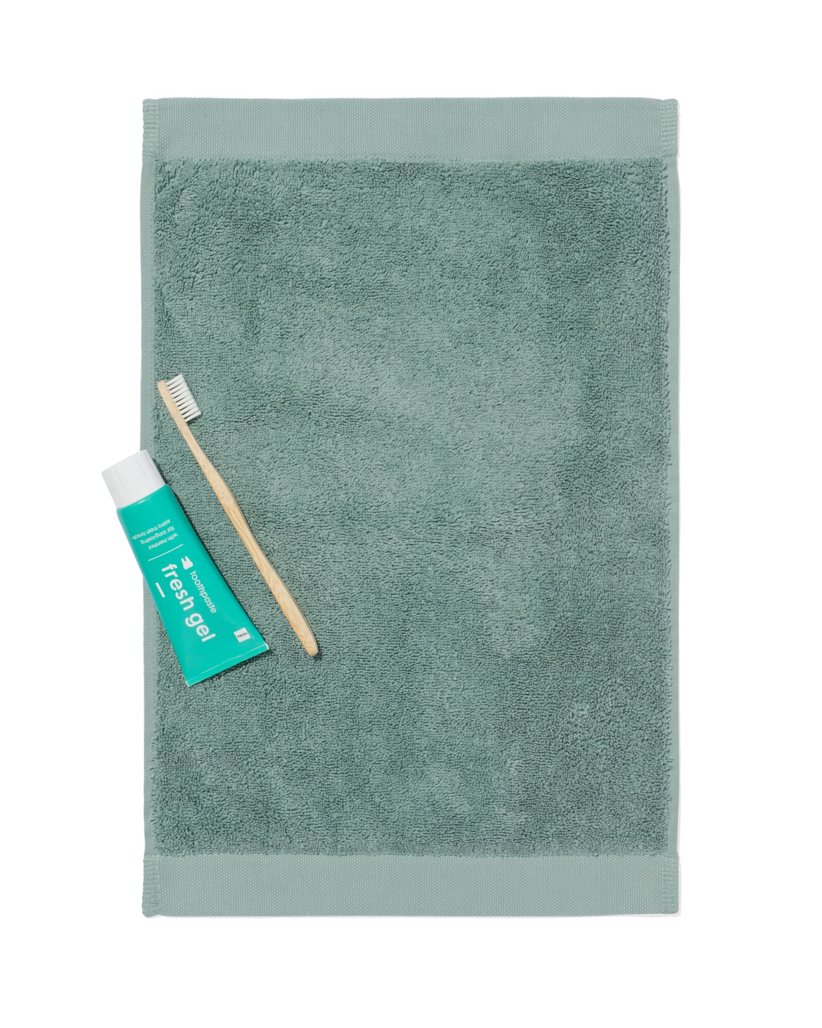 petite serviette 33x50 qualit&eacute; h&ocirc;teli&egrave;re extra douce bleu vert vert marin petite serviette - 5284607 - HEMA