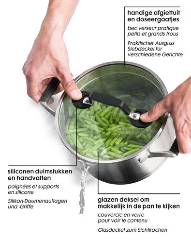casserole &Oslash;20 cm Milano faitout 18 cm Milano - 80180051 - HEMA