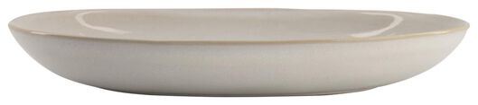 HEMA Schale Porto, Oval, Reaktive Glasur, Weiß, 30 Cm  - Onlineshop Hema