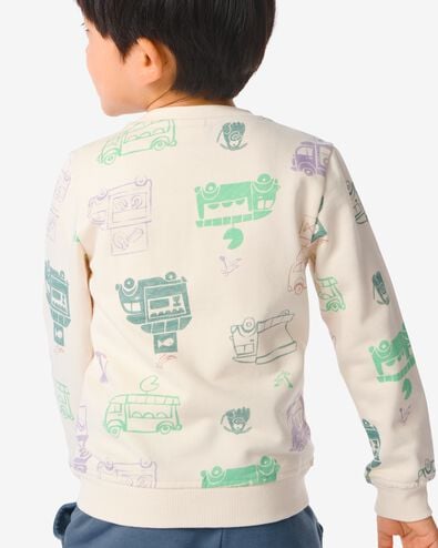 Kinder-Sweatshirt, bedruckt grün 122/128 - 30778431 - HEMA