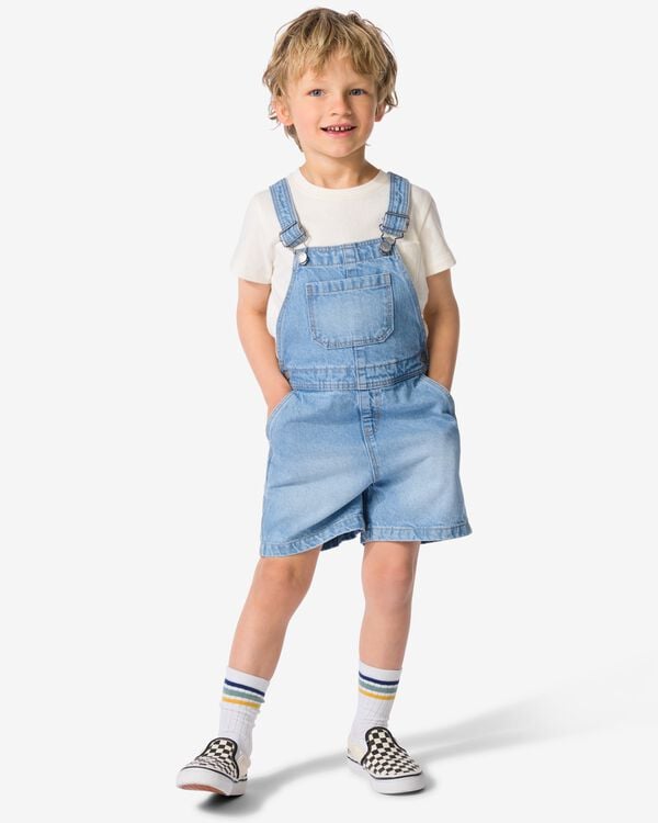 combinaison enfant jean beige beige - 30715504BEIGE - HEMA