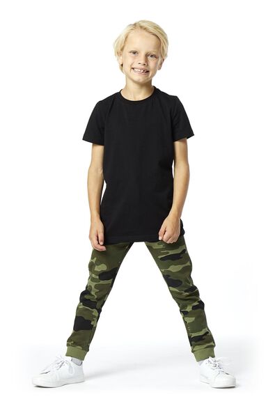 pantalon sweat enfant vert armée vert armée - 1000020084 - HEMA