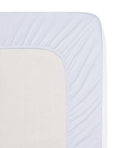 drap-housse satin 90x220 blanc - 5190093 - HEMA