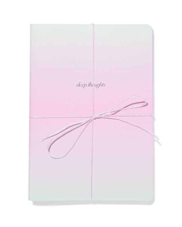 cahier 21x14,8 cm lign&eacute; ombr&eacute; &ndash; 3 pi&egrave;ces - 14102214 - HEMA