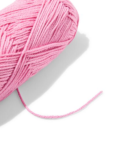 Baumwollgarn, 50 g, 105 m, Rosa - 60702862 - HEMA