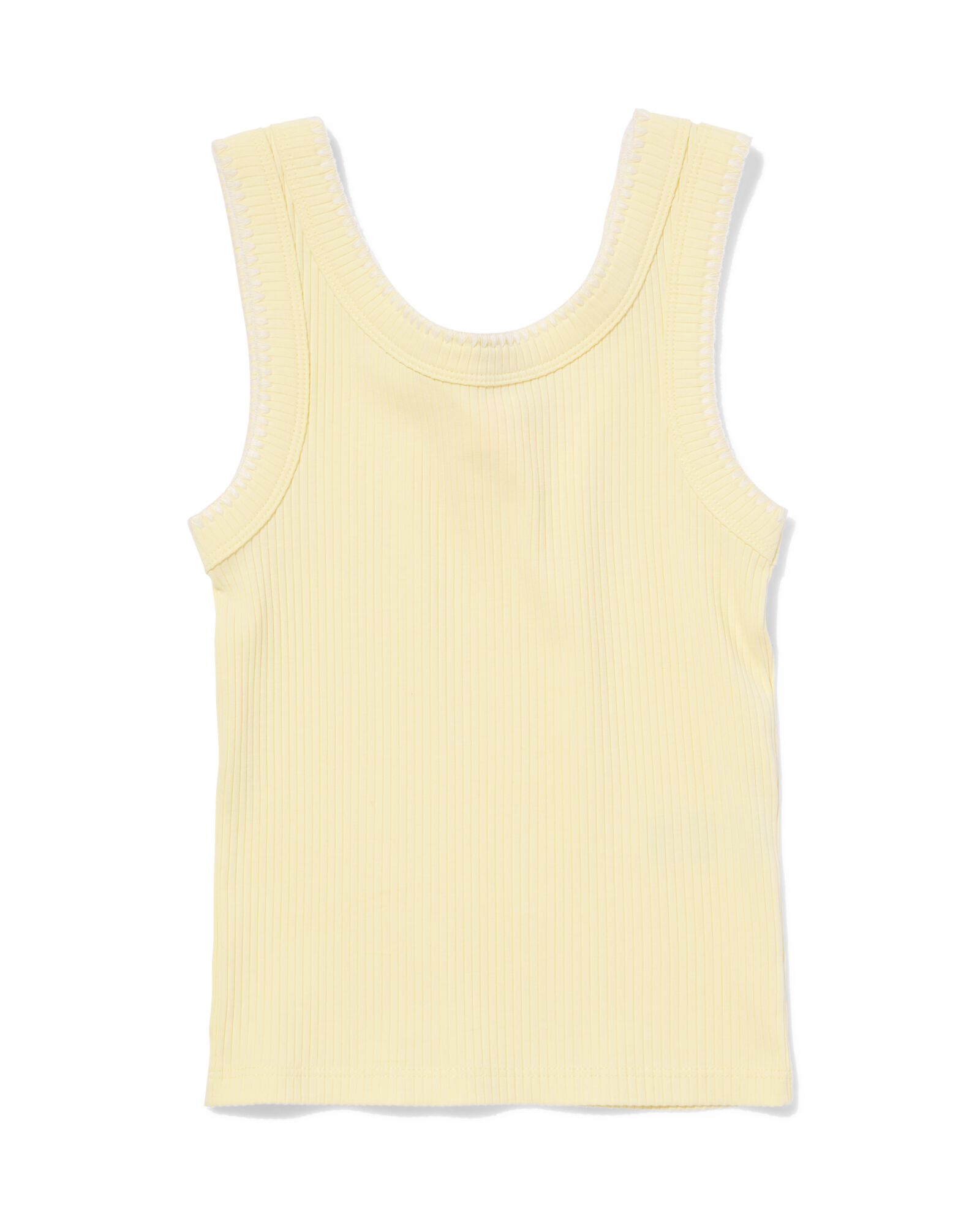 t-shirt c&ocirc;tel&eacute; pour enfant jaune p&acirc;le jaune p&acirc;le - 30826414LIGHTYELLOW - HEMA