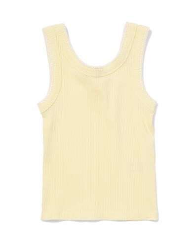 t-shirt c&ocirc;tel&eacute; pour enfant jaune p&acirc;le jaune p&acirc;le - 30826414LIGHTYELLOW - HEMA