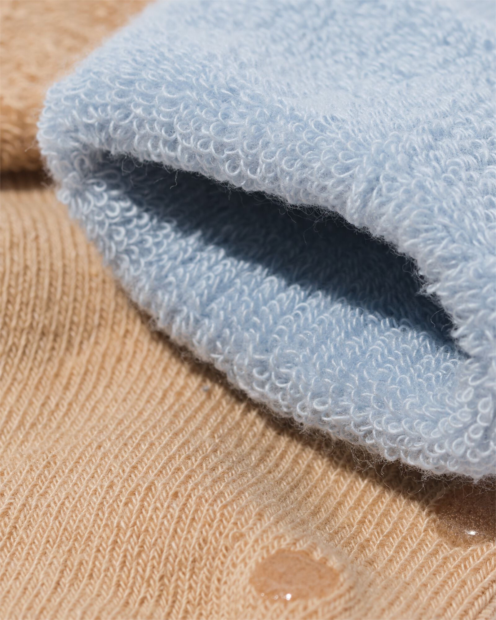 chaussettes b&eacute;b&eacute; terry bleu moyen bleu moyen - 4700760MIDBLUE - HEMA