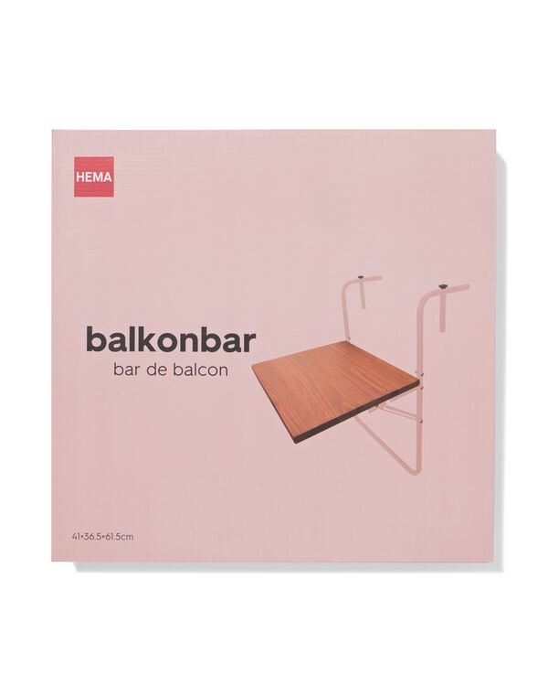 bar de balcon 41x36,5x61,5cm - 41822226 - HEMA