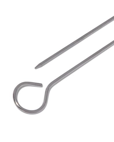 sat&eacute;prikkers rvs - 10 stuks - 80800004 - HEMA