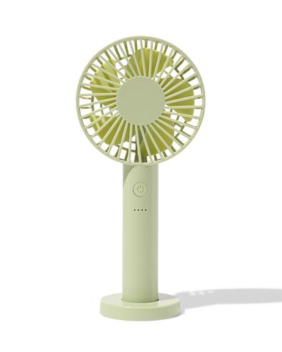 ventilateur &agrave; main ⌀11,5x23,5cm vert - 80200039 - HEMA