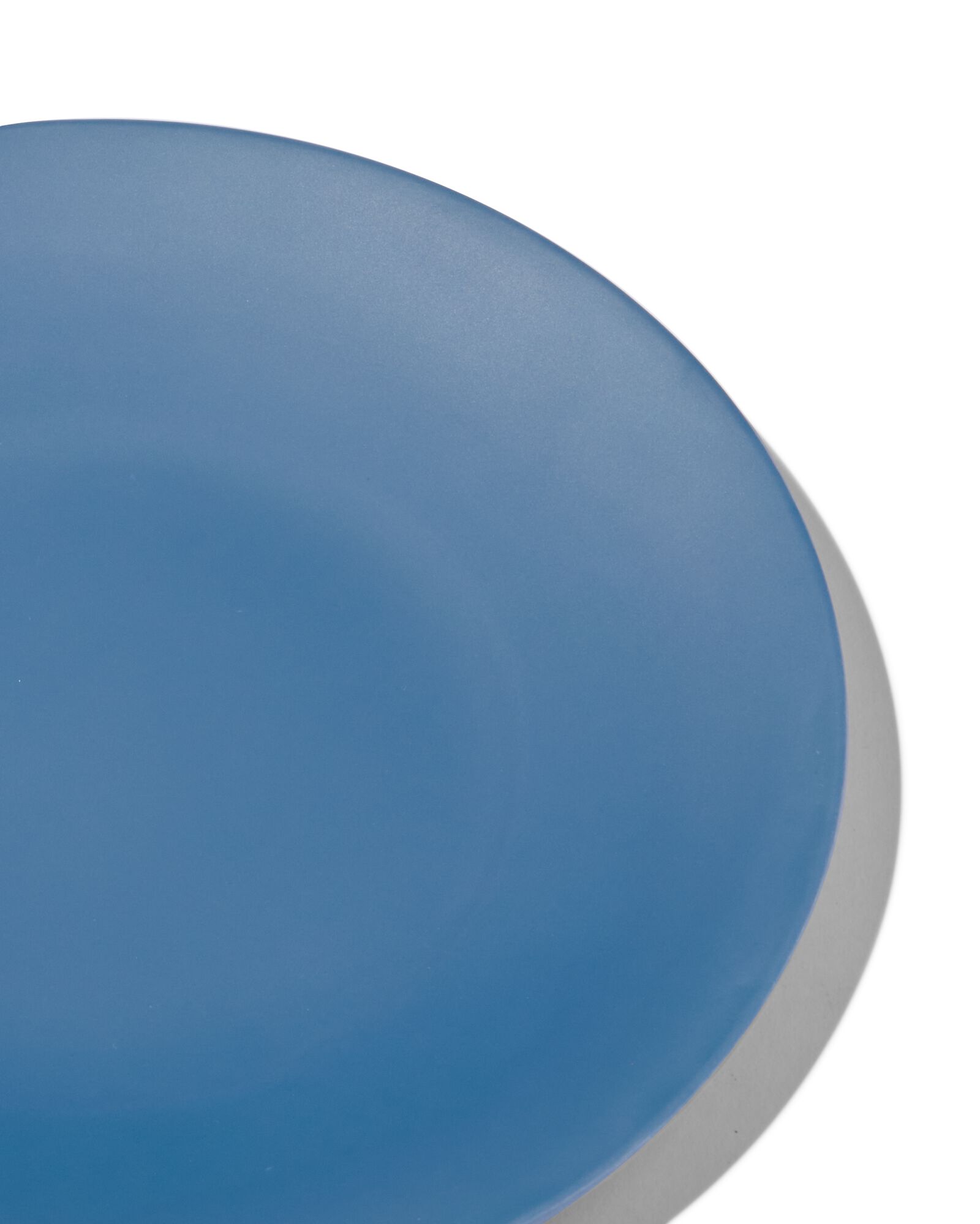 Frühstücksteller, Ø 21.5 cm, Melamin, mattblau - 80660045 - HEMA
