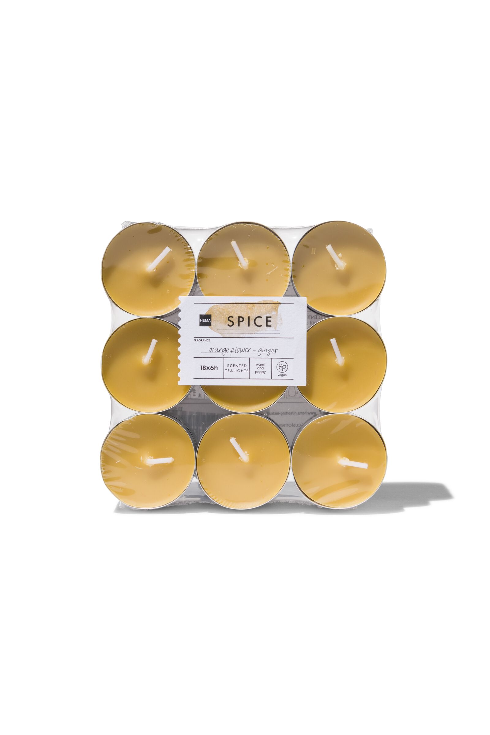 18 bougies d&rsquo;ambiance parfum&eacute;es spice - 13502377 - HEMA