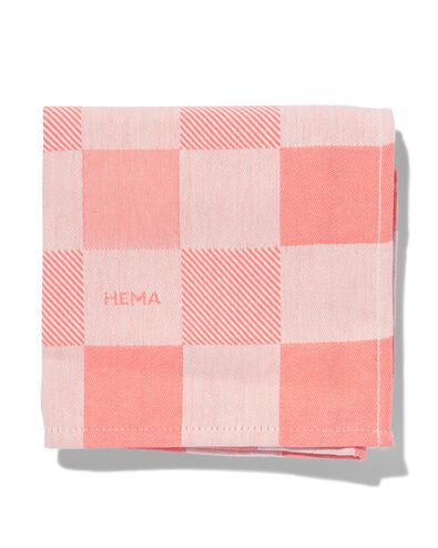 torchon 65x65 coton avec carreaux - 5450039 - HEMA