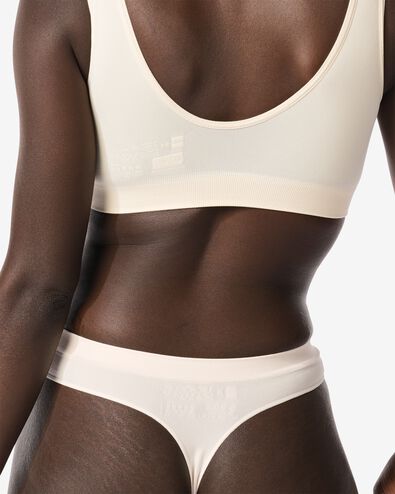 string femme sans coutures en micro rose pâle - 19601004LIGHTPINK - HEMA