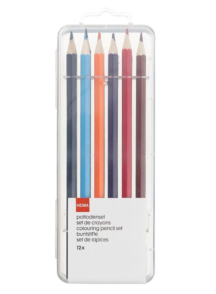 12 crayons de couleur - 14470037 - HEMA