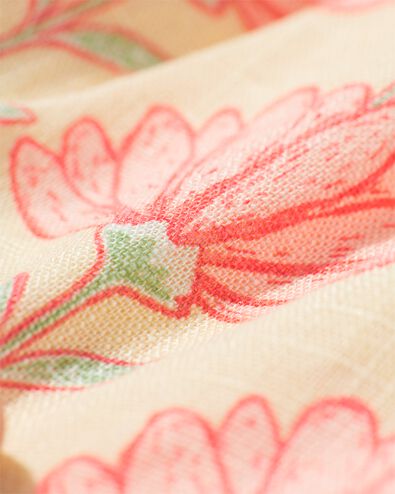 jupe-culotte enfant avec lin fleurs rose rose - 30829102PINK - HEMA