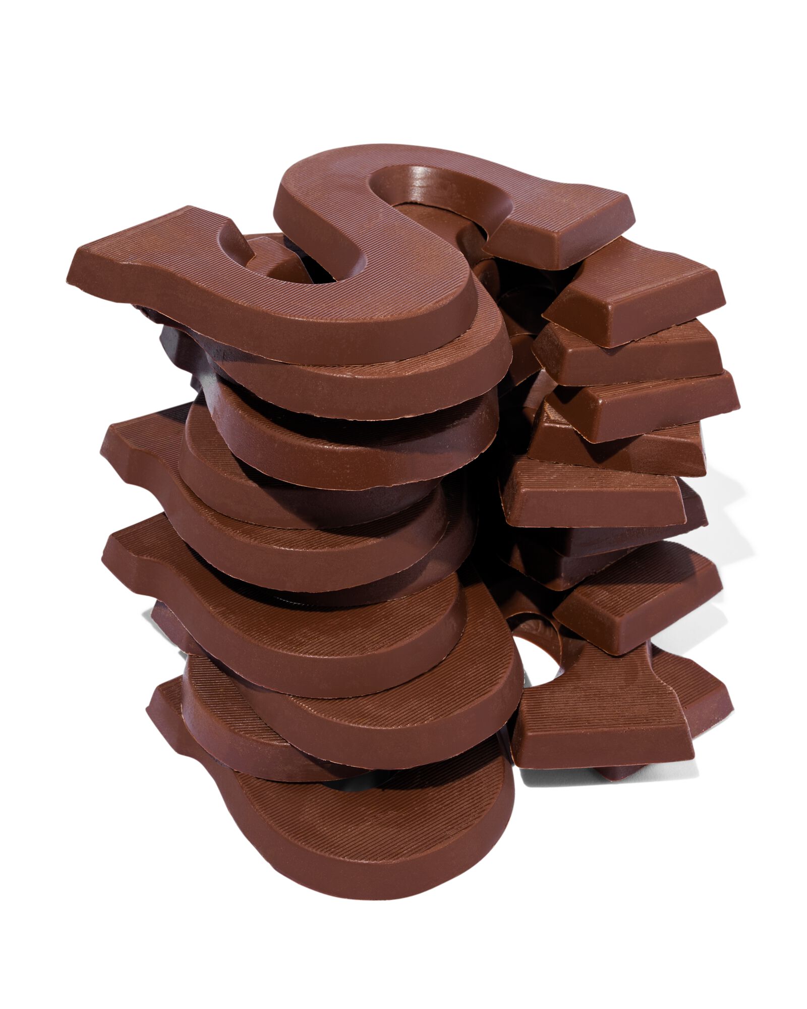 lettre S en chocolat au lait 140 grammes en bo&icirc;te - 12 pi&egrave;ces - 24402500 - HEMA