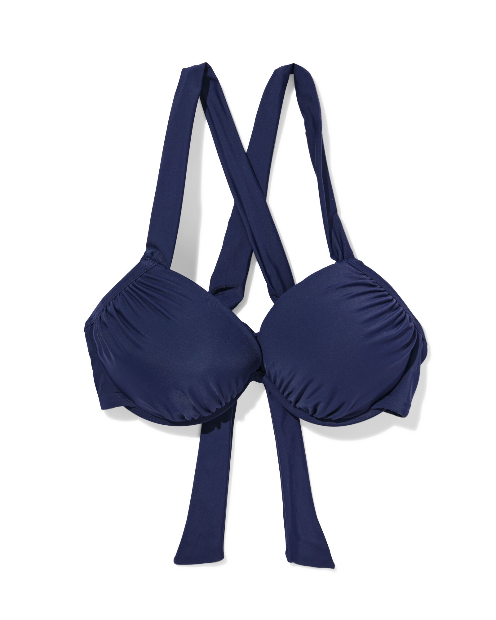 Damen-Bikinioberteil Isa Push-up dunkelblau dunkelblau - 22360460DARKBLUE - HEMA