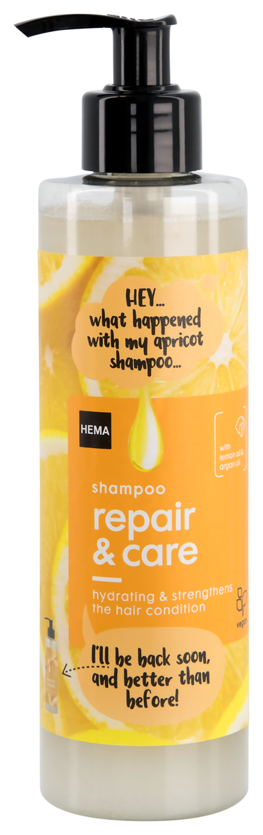 shampooing repair & care 300ml - 11087100 - HEMA