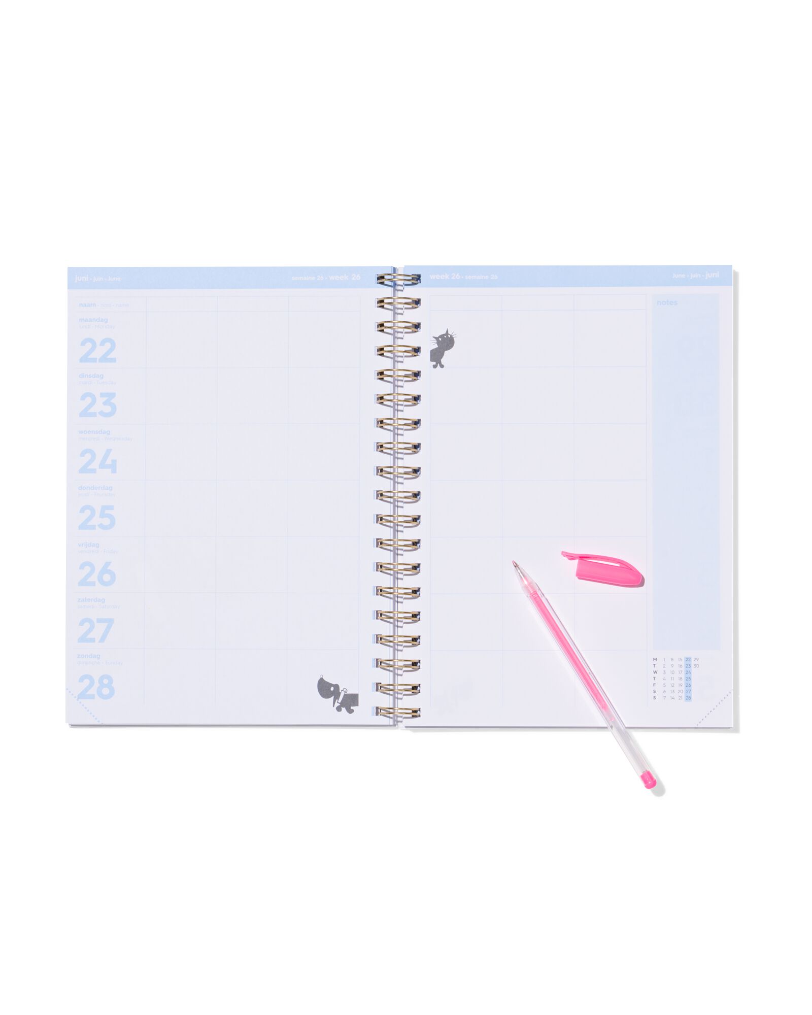 Takkie en Siepie agenda 2026 A4 - 14500627 - HEMA