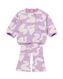 Baby-Kleidungsset, Sweatshirt und Schlaghosen-Leggings, Gänse violett violett - 33042450PURPLE - HEMA