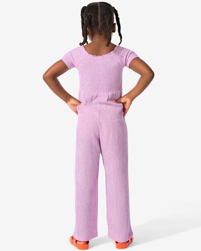 Kinder-Jumpsuit, gesmokt violett violett - 30854203PURPLE - HEMA
