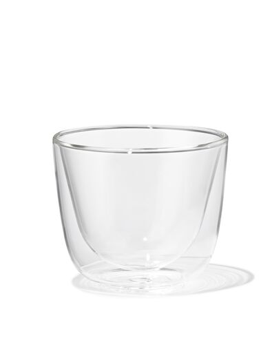 mug 180 ml verre borosilicate double paroi - 80660343 - HEMA