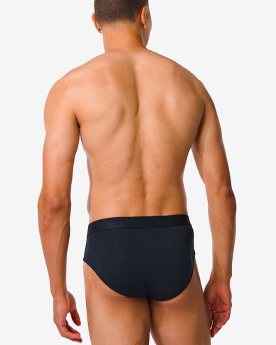 herenslips real lasting cotton - 2 stuks donkerblauw - 1000018795 - HEMA