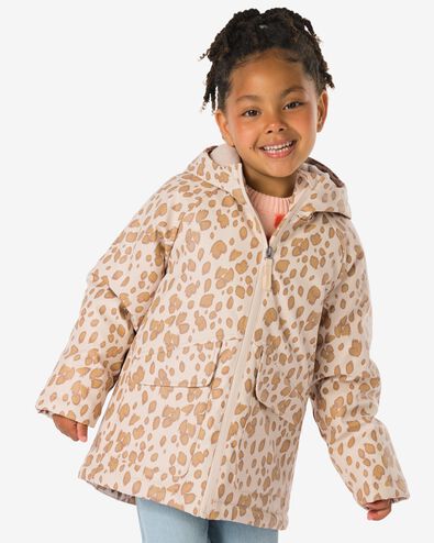 manteau enfant chin&eacute; &eacute;cru - 30859104ECRU - HEMA