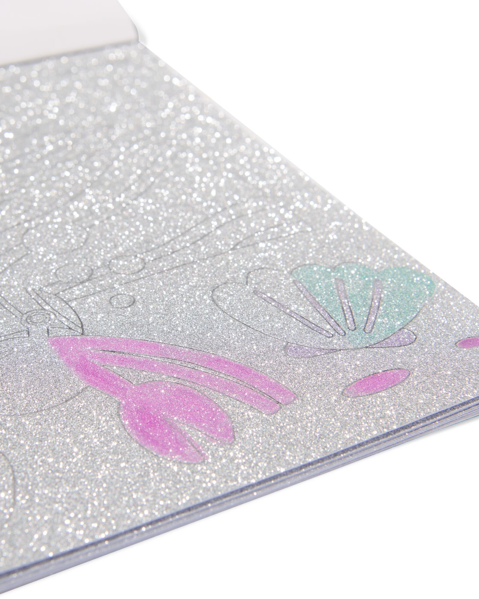 glitter kleurboek A5 onderwater - 15900287 - HEMA