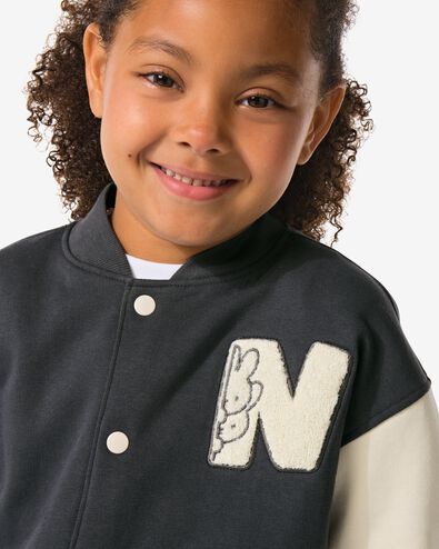 blouson bombers enfant Miffy  gris fonc&eacute; - 30843442DARKGREY - HEMA