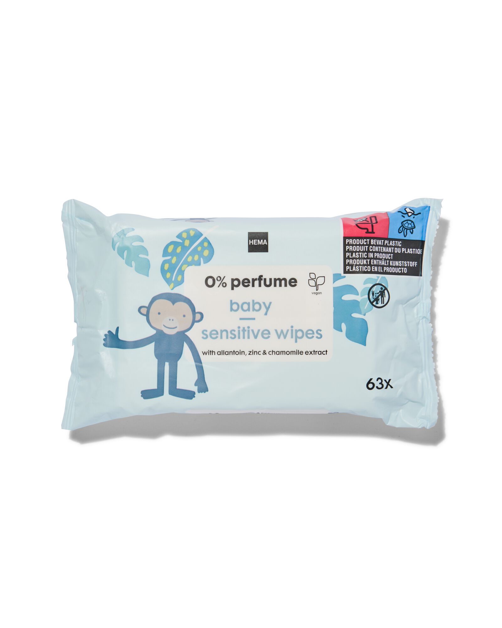 3x63 lingettes pour b&eacute;b&eacute; sans parfum - 11335173 - HEMA