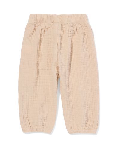 body nouveau-n&eacute; en mousseline  marron clair - 33419420LIGHTBROWN - HEMA