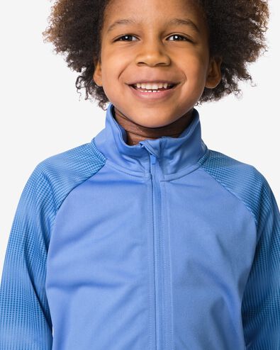 kinder trainingsjas  blauw blauw - 30600047BLUE - HEMA