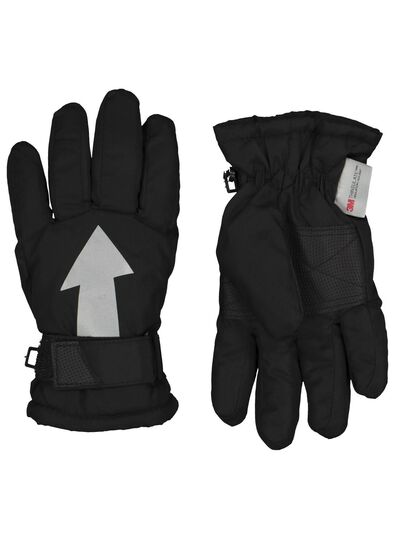 gants enfant noir noir - 1000015337 - HEMA