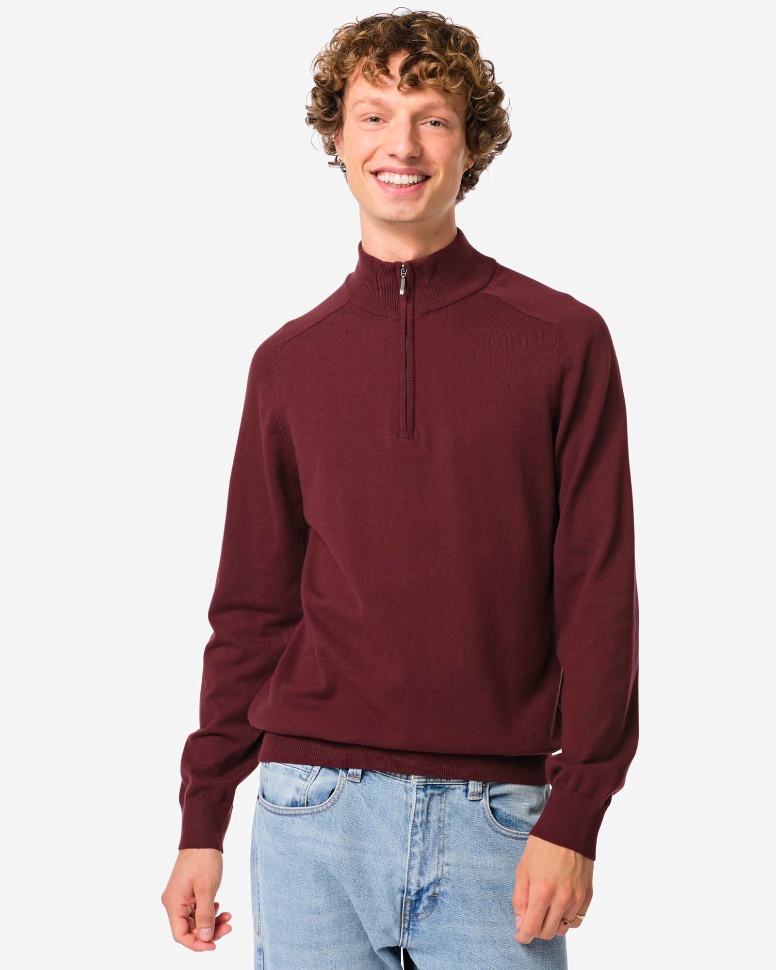 herentrui Flip donkerrood donkerrood - 2172020DARKRED - HEMA