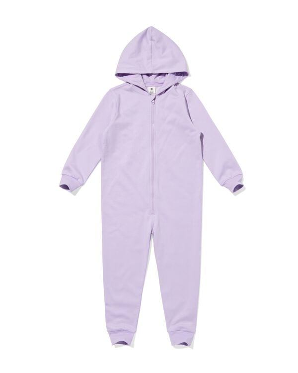 kinderonesie sweatstof lila lila - 23004160LILAC - HEMA