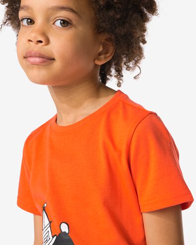 t-shirt enfant Takkie orange 86/92 - 30784456 - HEMA