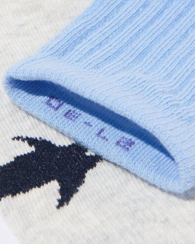 5 paires de chaussettes enfant avec du coton bleu foncé bleu foncé - 4330170DARKBLUE - HEMA