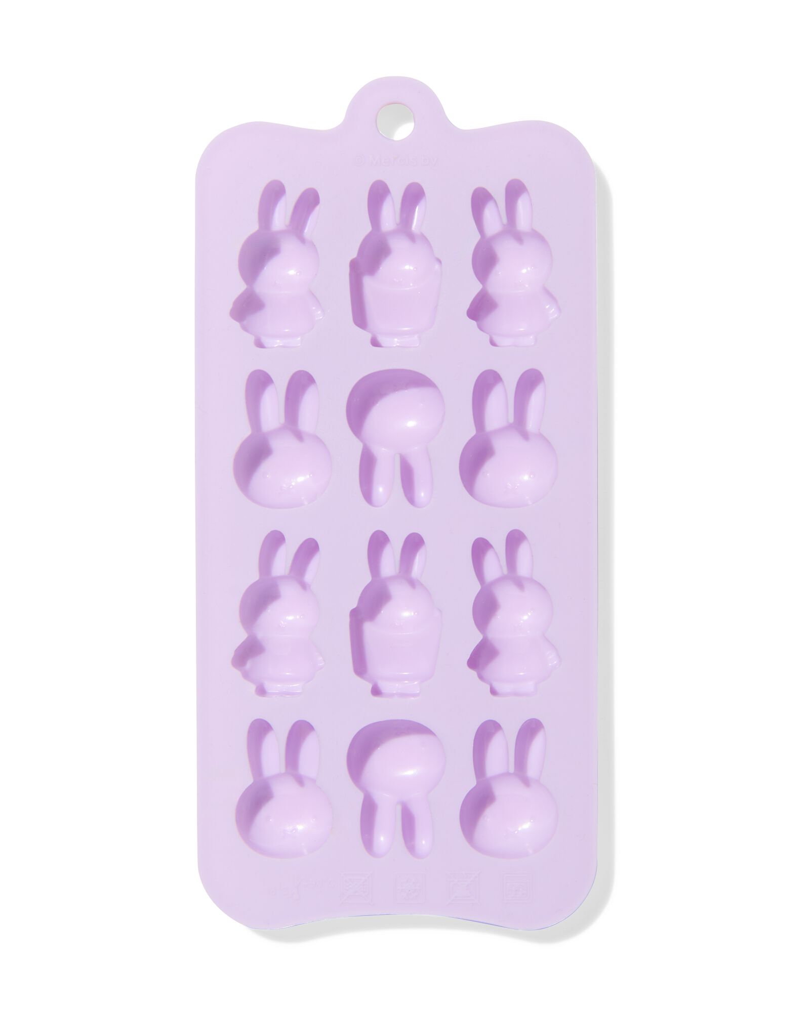 moule &agrave; gla&ccedil;ons et &agrave; chocolat Miffy 10,5x22.5cm silicone - 60410280 - HEMA
