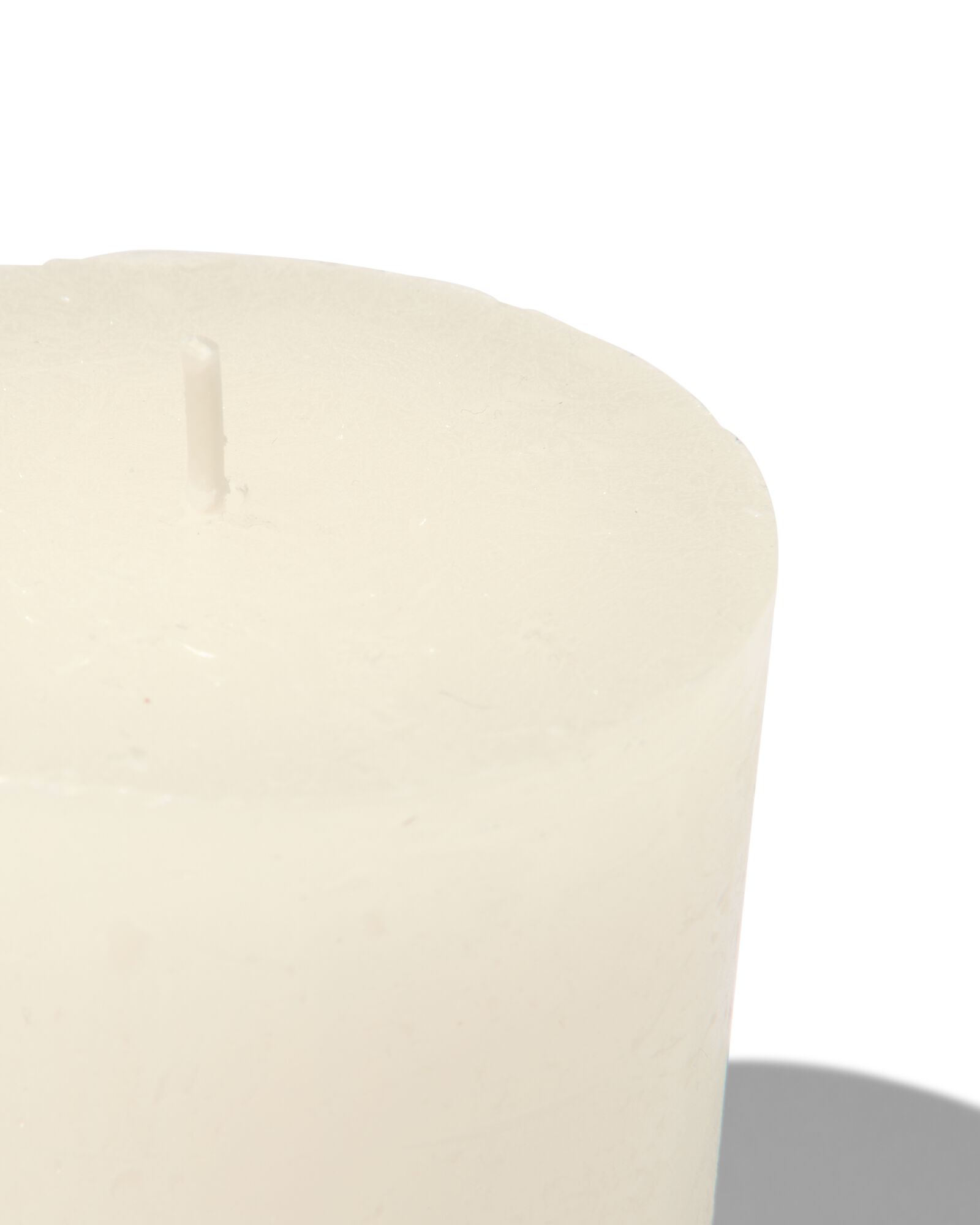 bougie rustique 7 x 13 cm ivoire 7 x 13 - 13503144 - HEMA