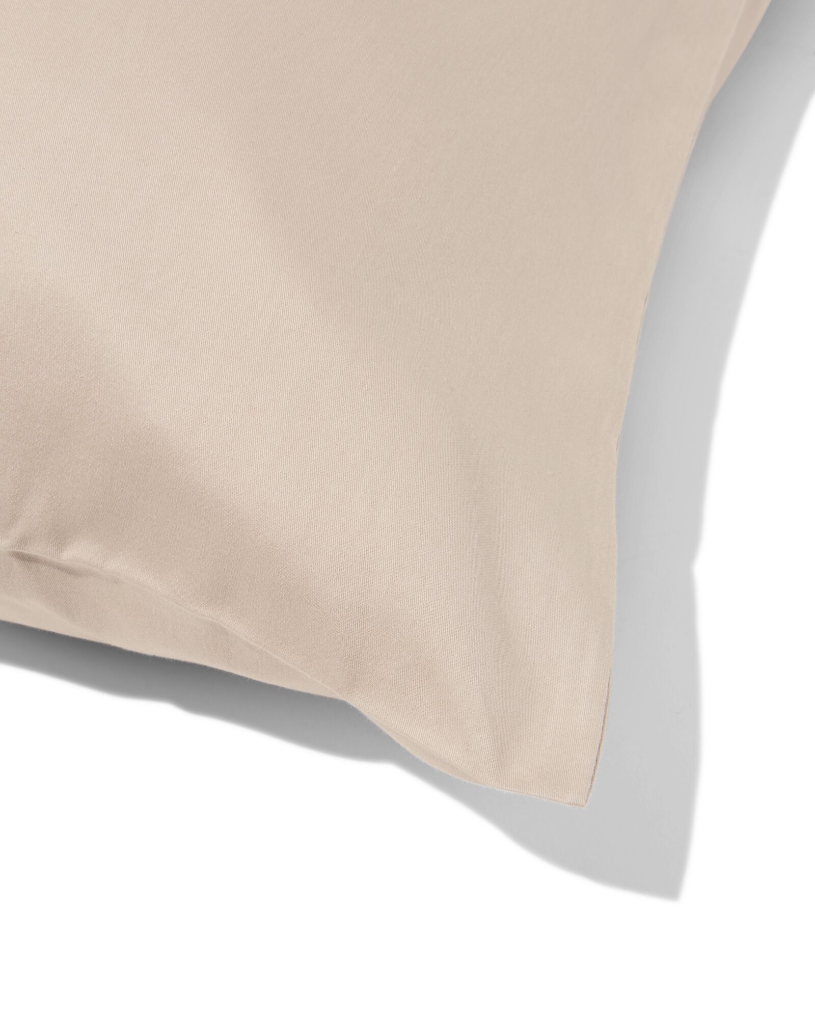 Taies d'oreiller 60x70cm satin sable - 5180043 - HEMA