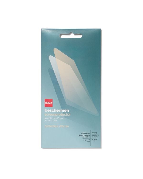 Displayschutz f&uuml;r iPhone X/XS - 39630037 - HEMA