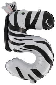 folieballon 3D 40cm hoog - zebra - 14200615 - HEMA